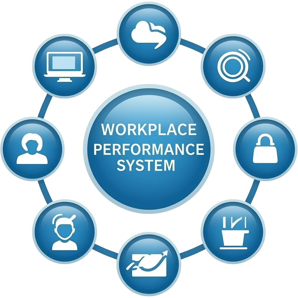 hybrid workplace performance system emoji