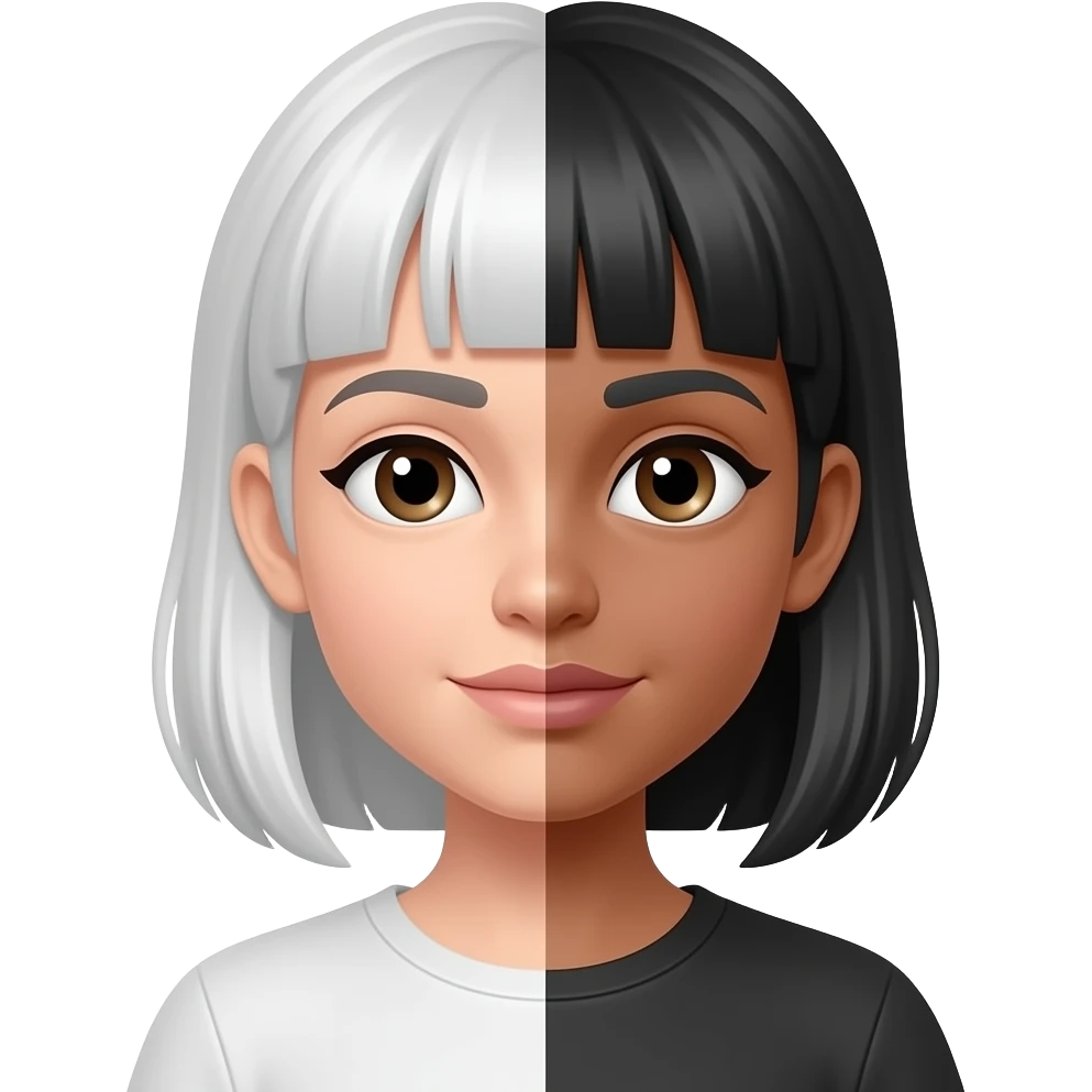 A non binary girl emoji