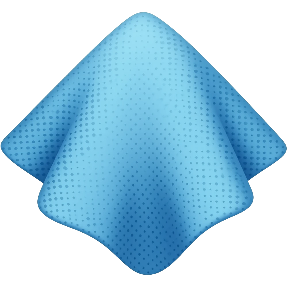 small blue cloth emoji