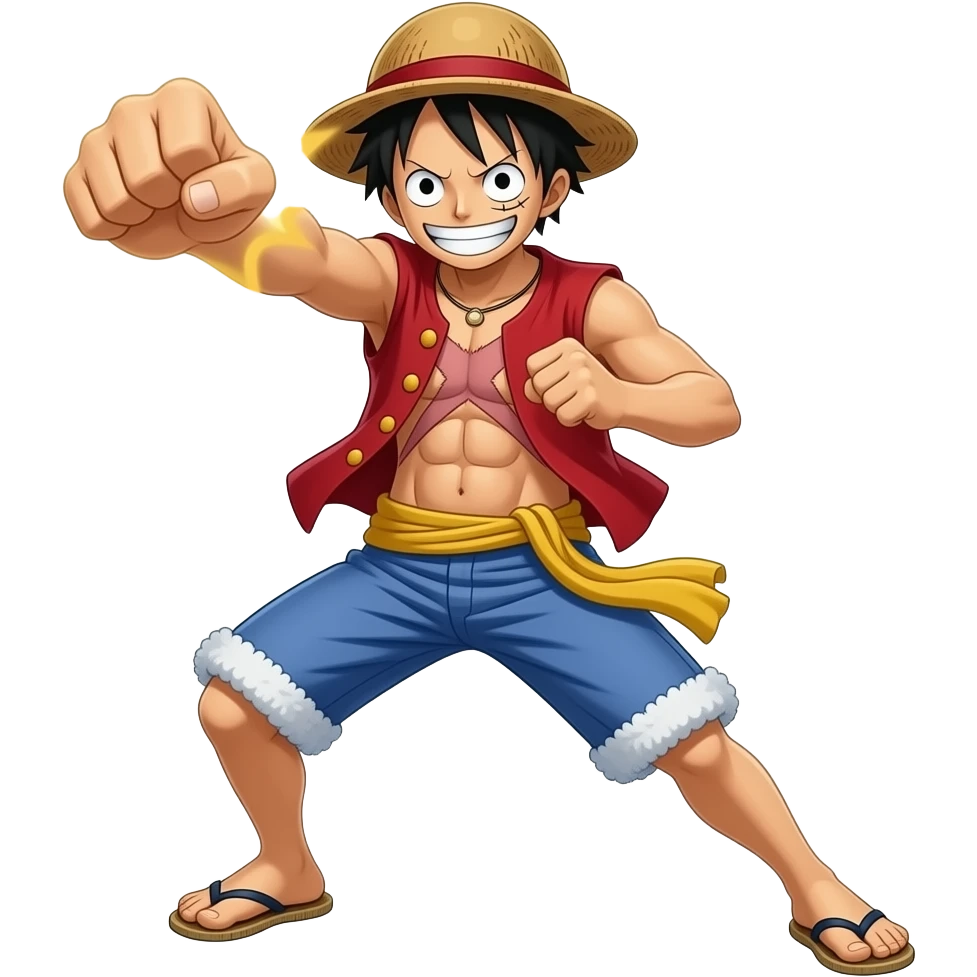 franky from one peice doing superrrrr emoji