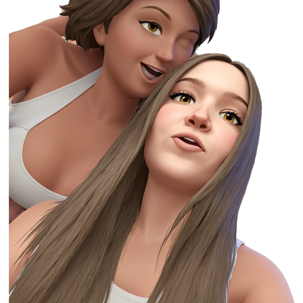 intimate moment between friends emoji