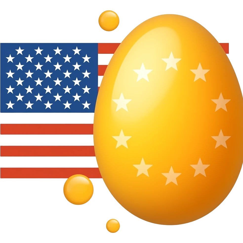 flag of usa but its covered in egg yolks so its just a yellow flag and it has 73 stars emoji