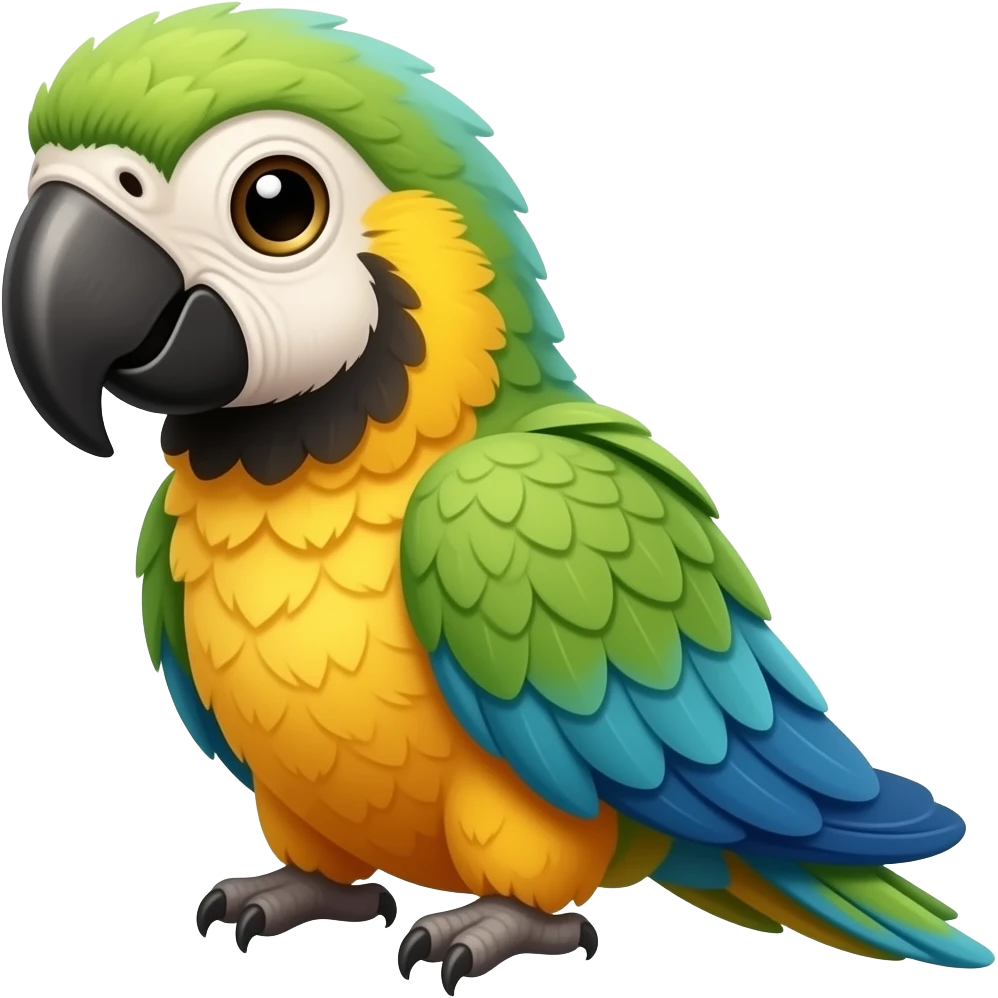parrot stuffed animal emoji