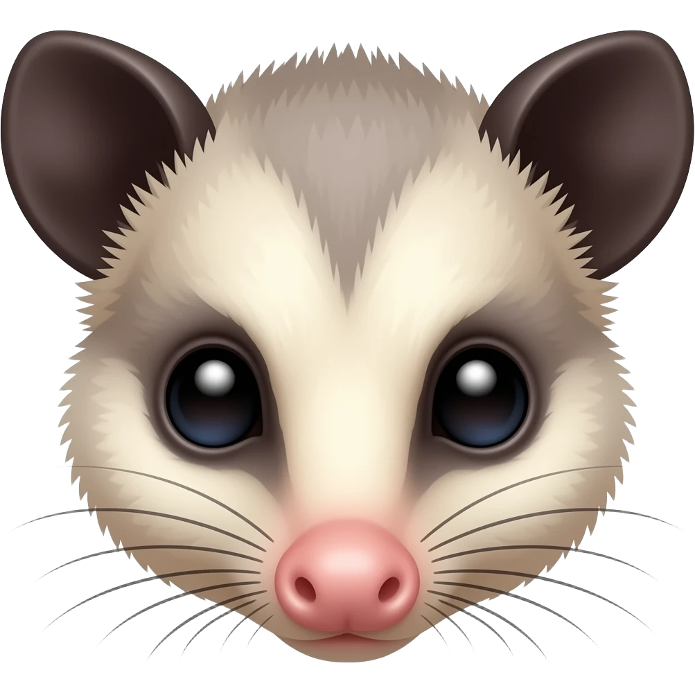 baby opossum face emoji