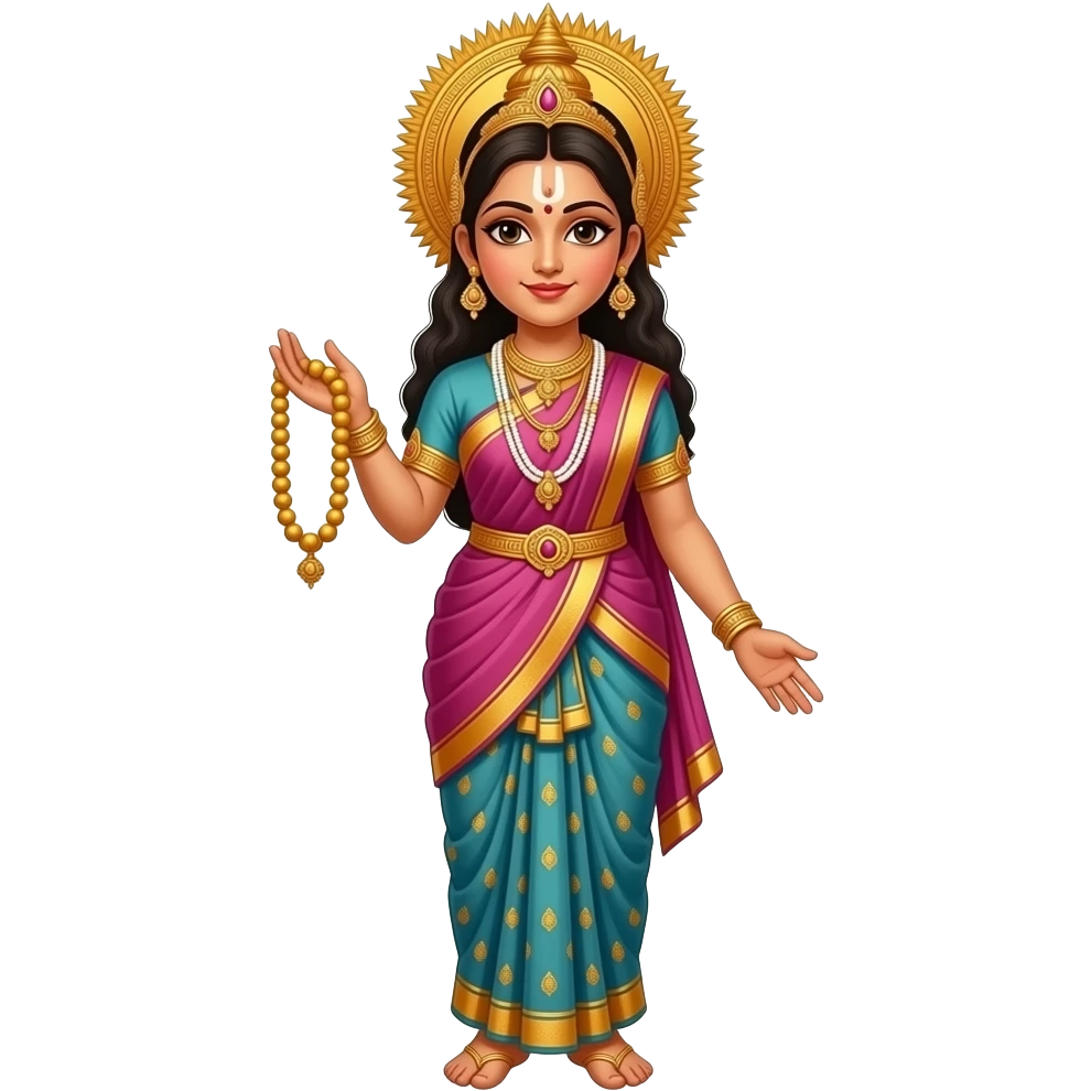 sitha devi with varamala  full standing emoji