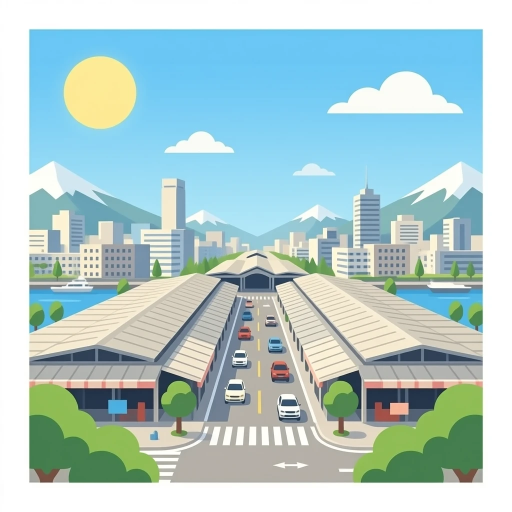 Tsukiji Market top full view emoji