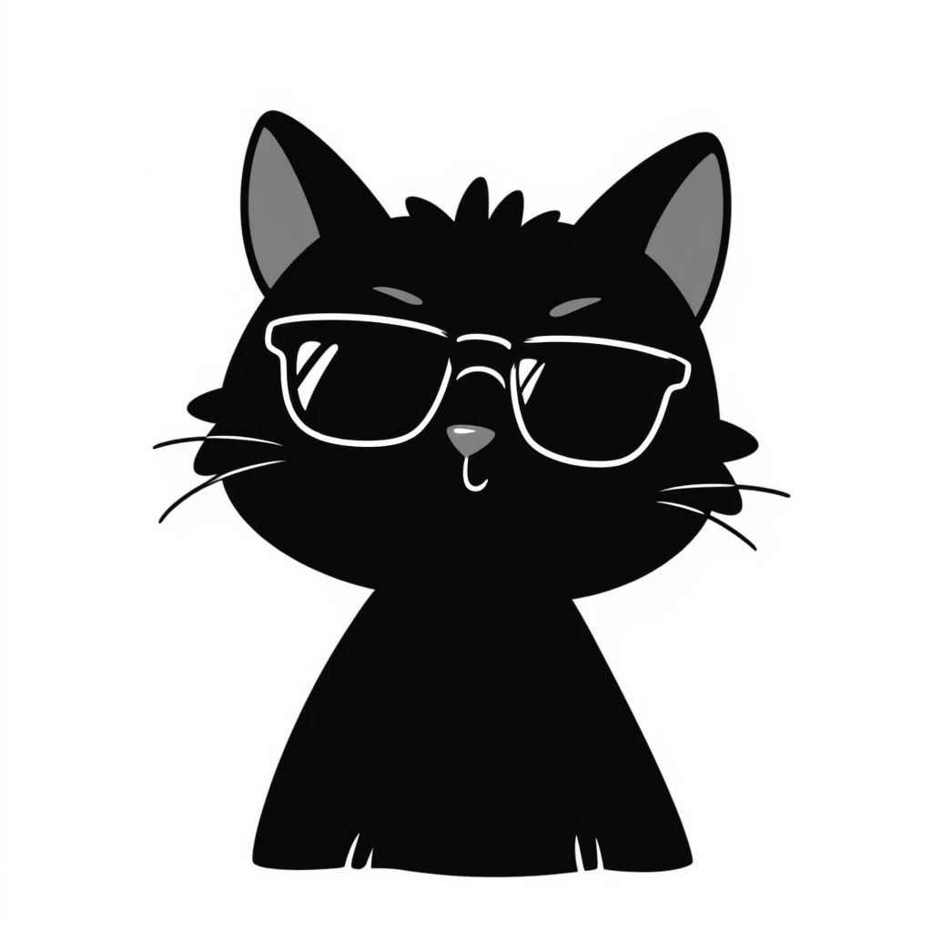cat wearing sunglasses emoji
