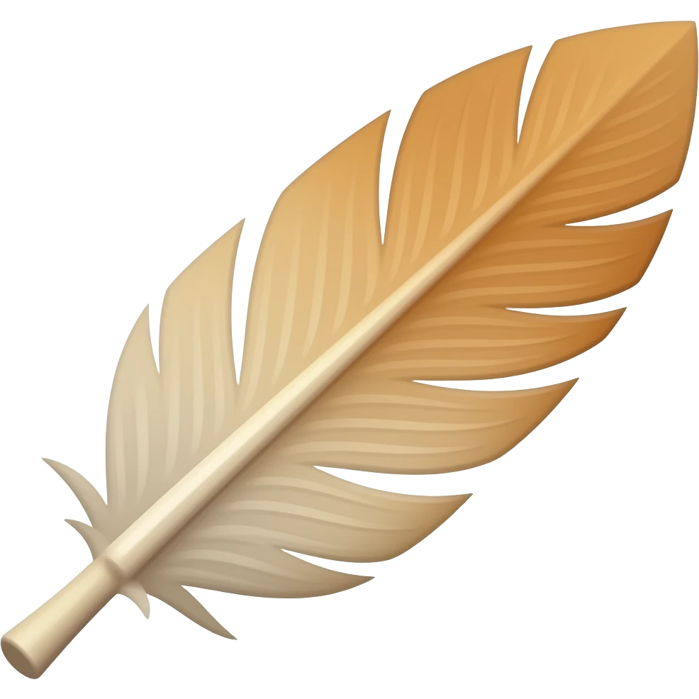 Feather emoji