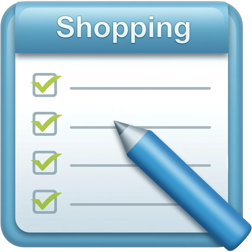 PLANIFICAR COMPRAS emoji
