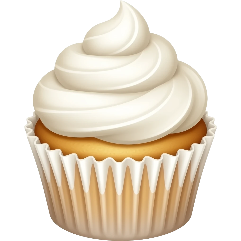 pearl cupcake emoji