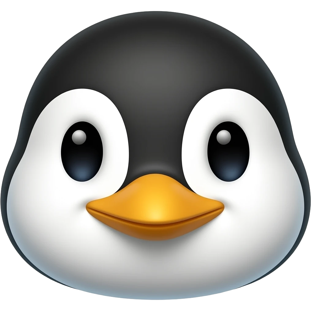 penguin face emoji