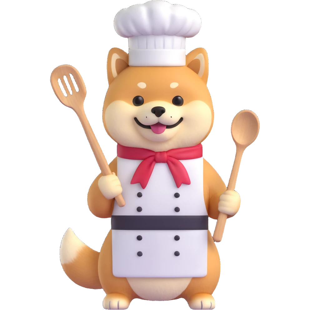 shiba inu cooking emoji