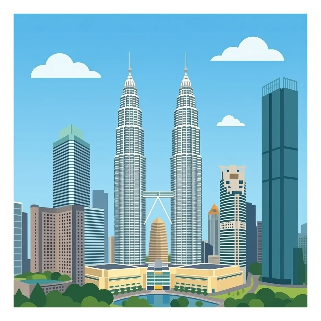 Petronas Towers emoji