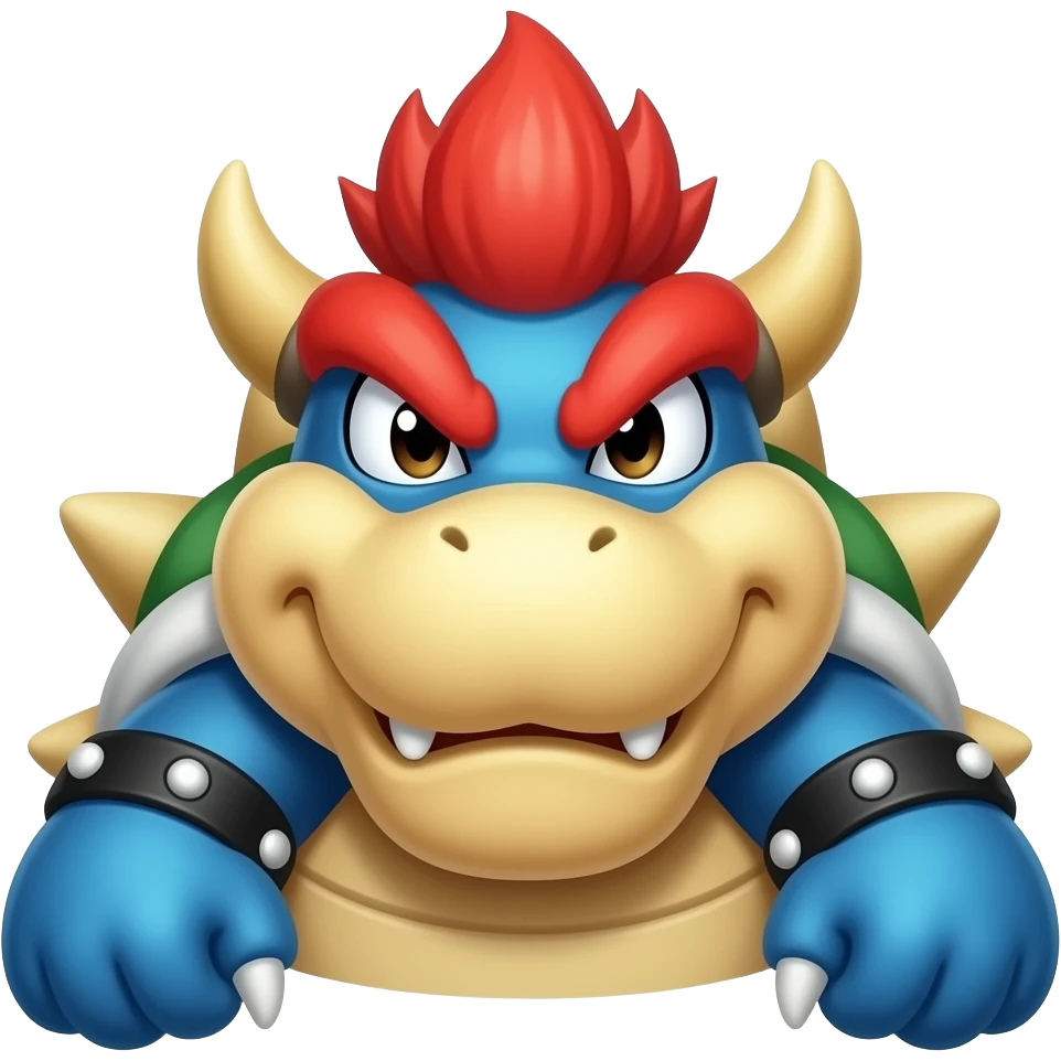 Bowser blue emoji