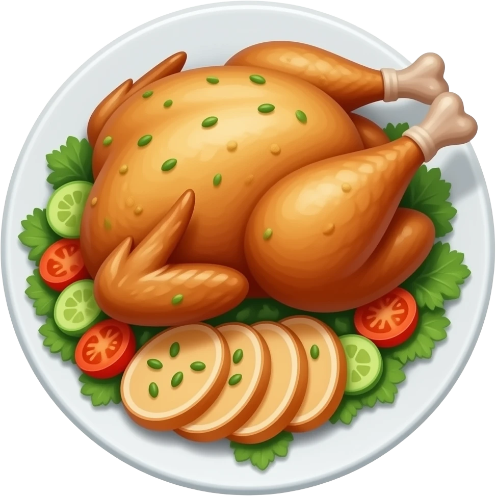 PAVO Y POLLO PLATILLO emoji