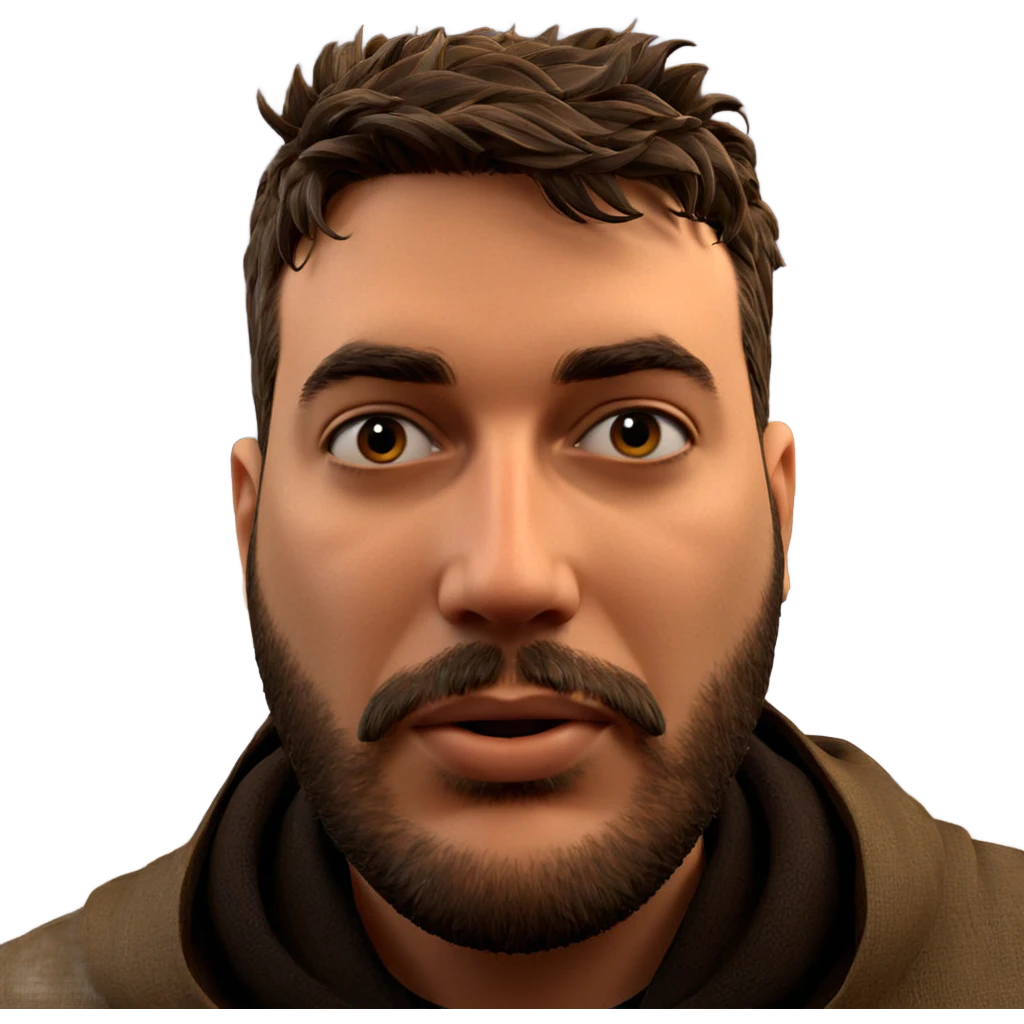 portrait of a bearded man emoji