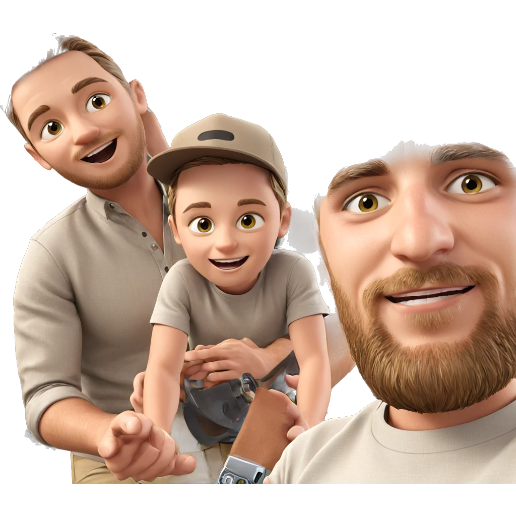 boys having fun outdoors emoji