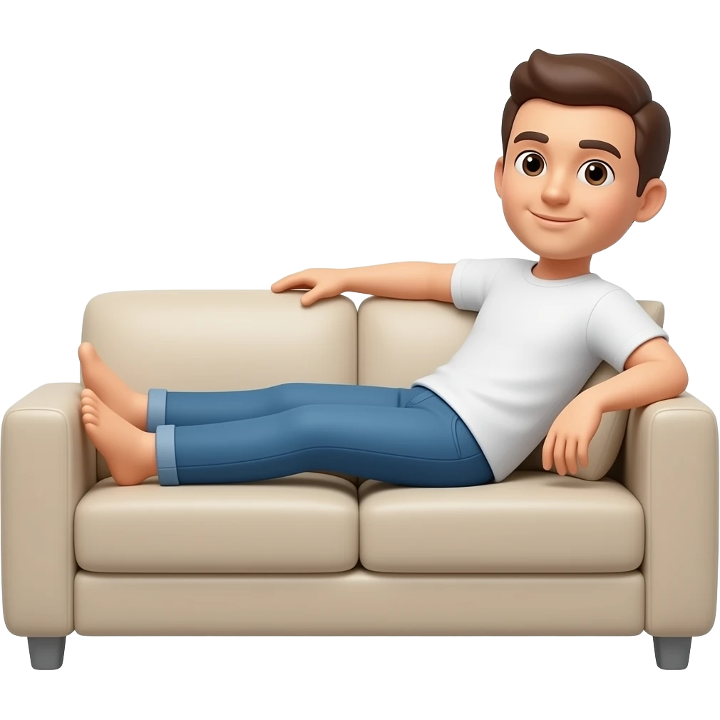 Someone chilling emoji