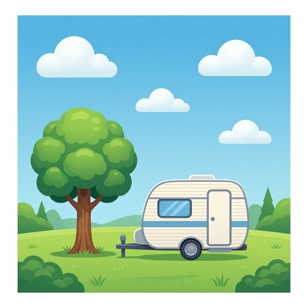Landscape Tree Trailer emoji