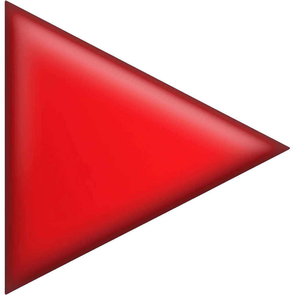 Red Triangular Flag emoji