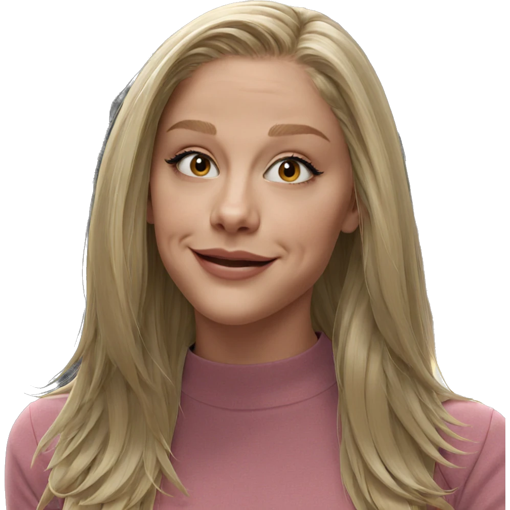 smiling girl with blonde hair emoji