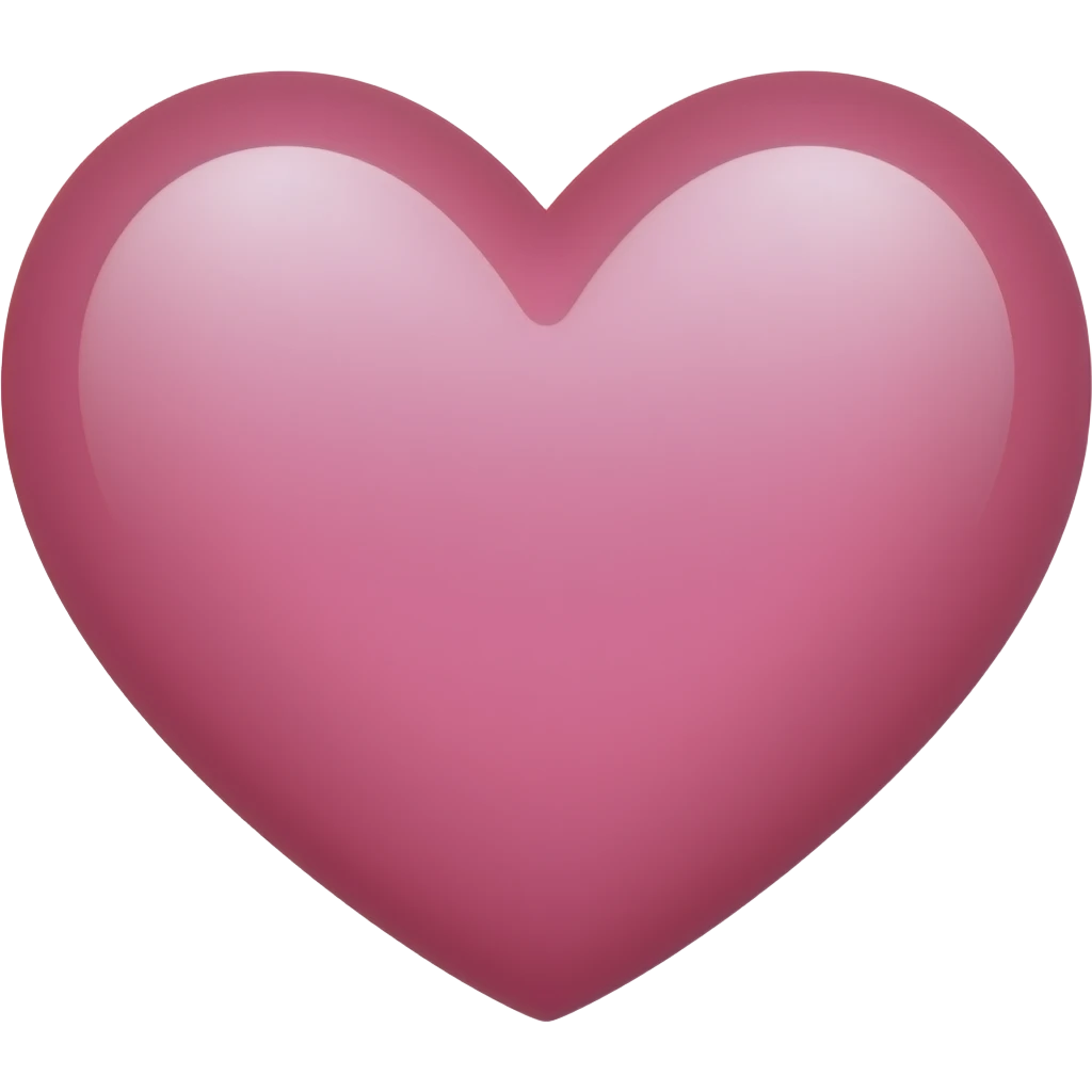 Baby pink heart emoji
