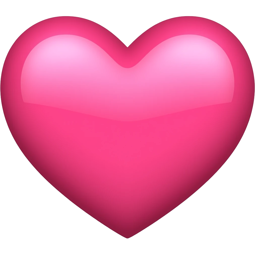 pink hearth emoji