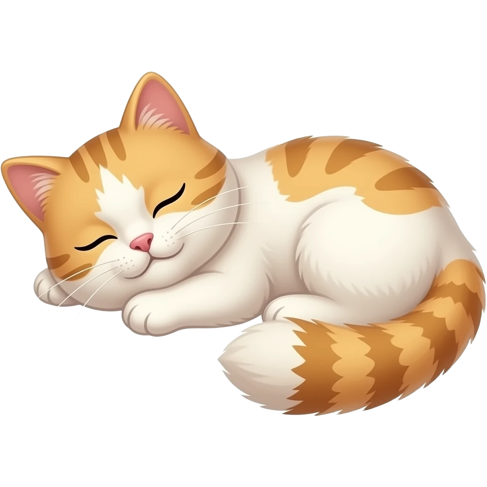 Pookie cute sleepy cat emoji