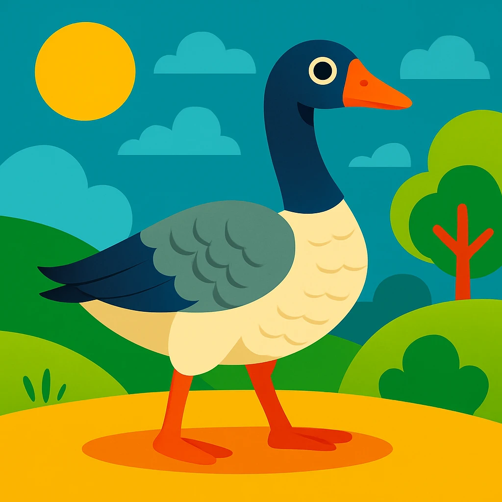 Wild goose emoji