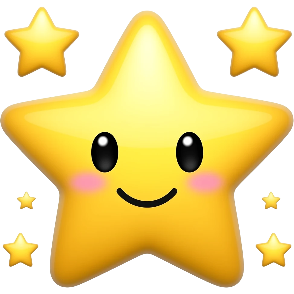 Cute stars emoji