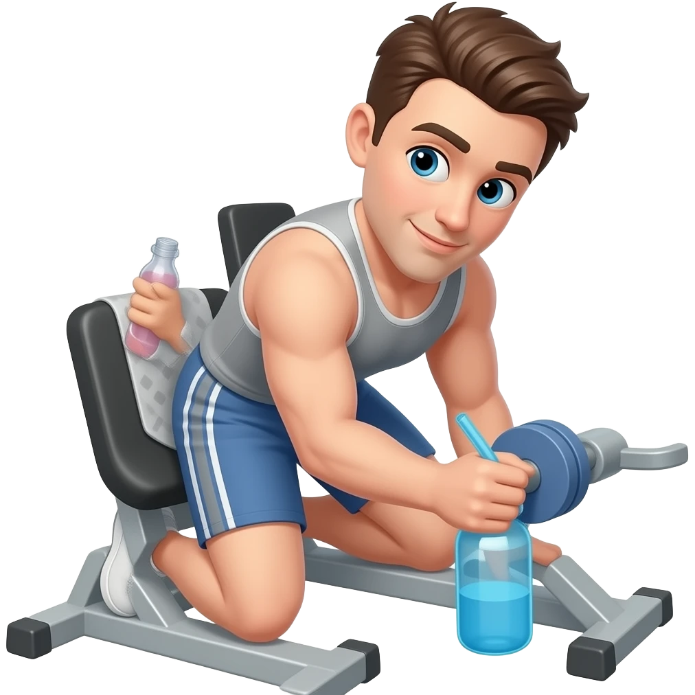 Sign up for gym emoji
