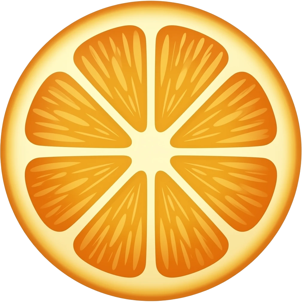 Orange slices emoji