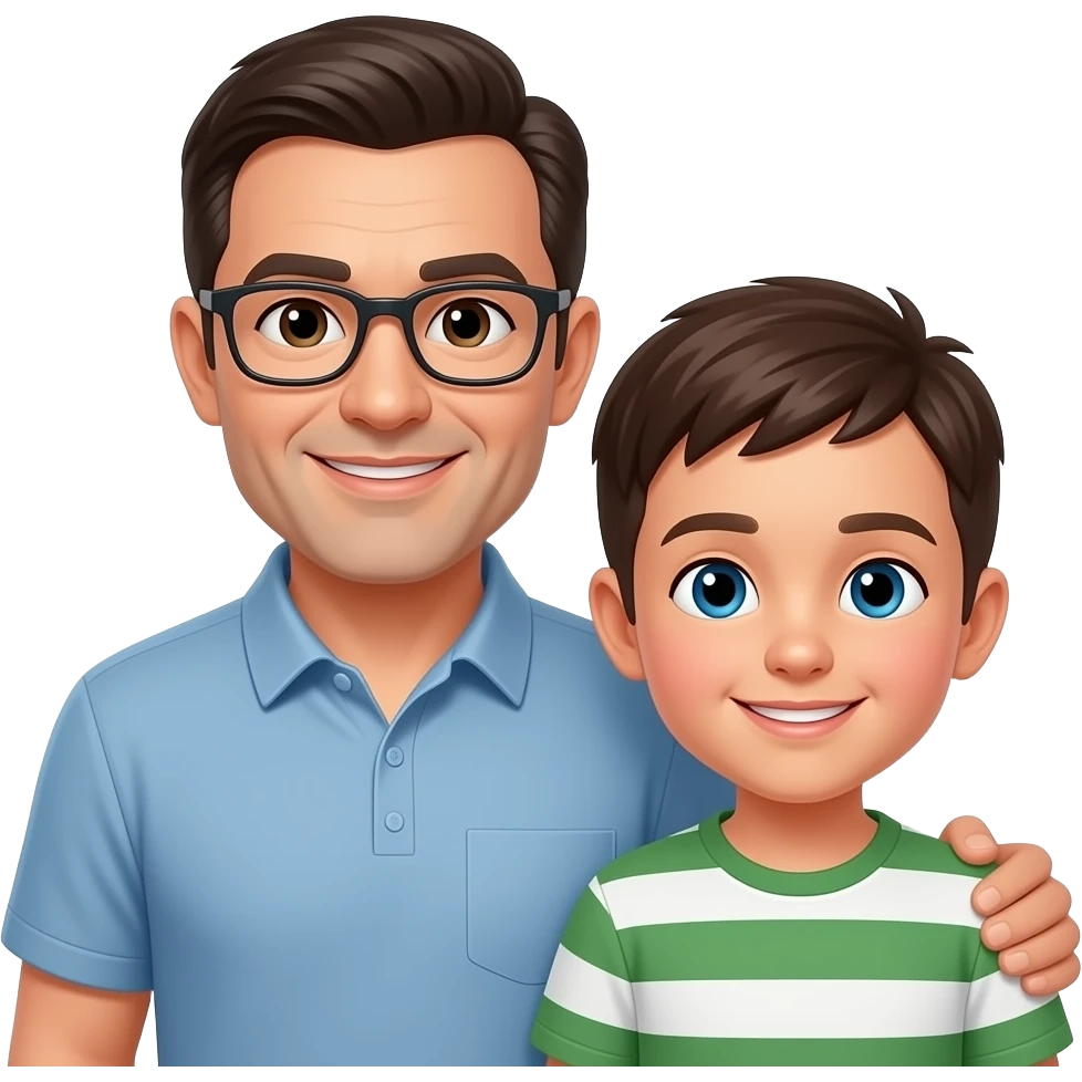 Dad & son emoji