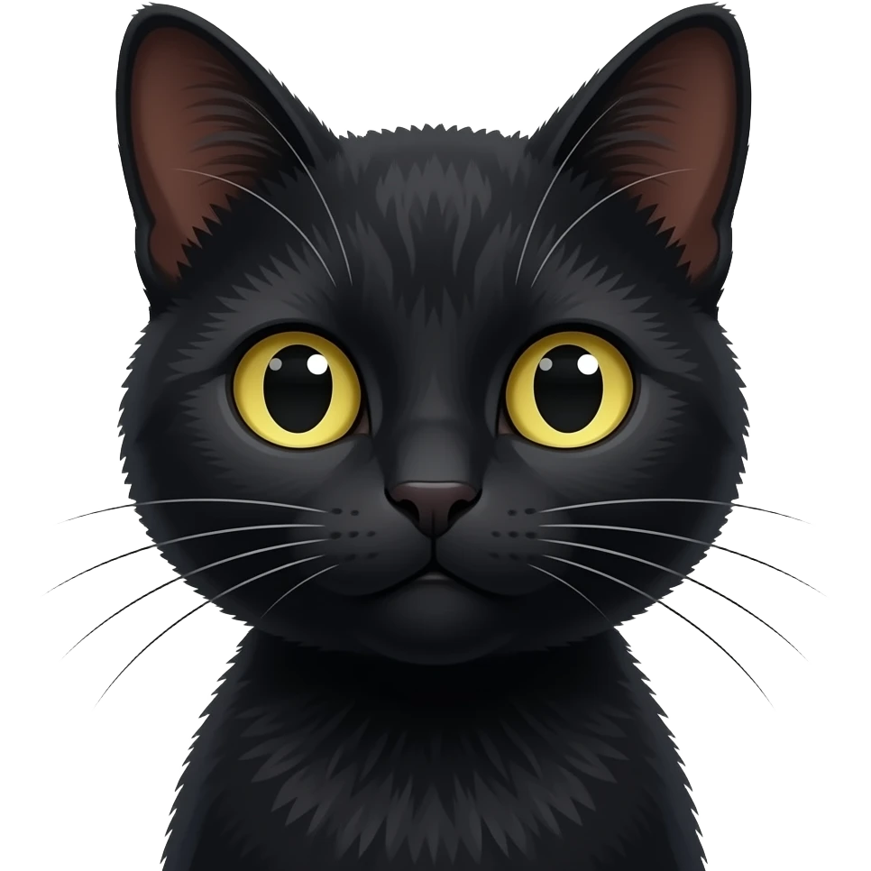 Ragazzo 13 anni con gatta nera emoji