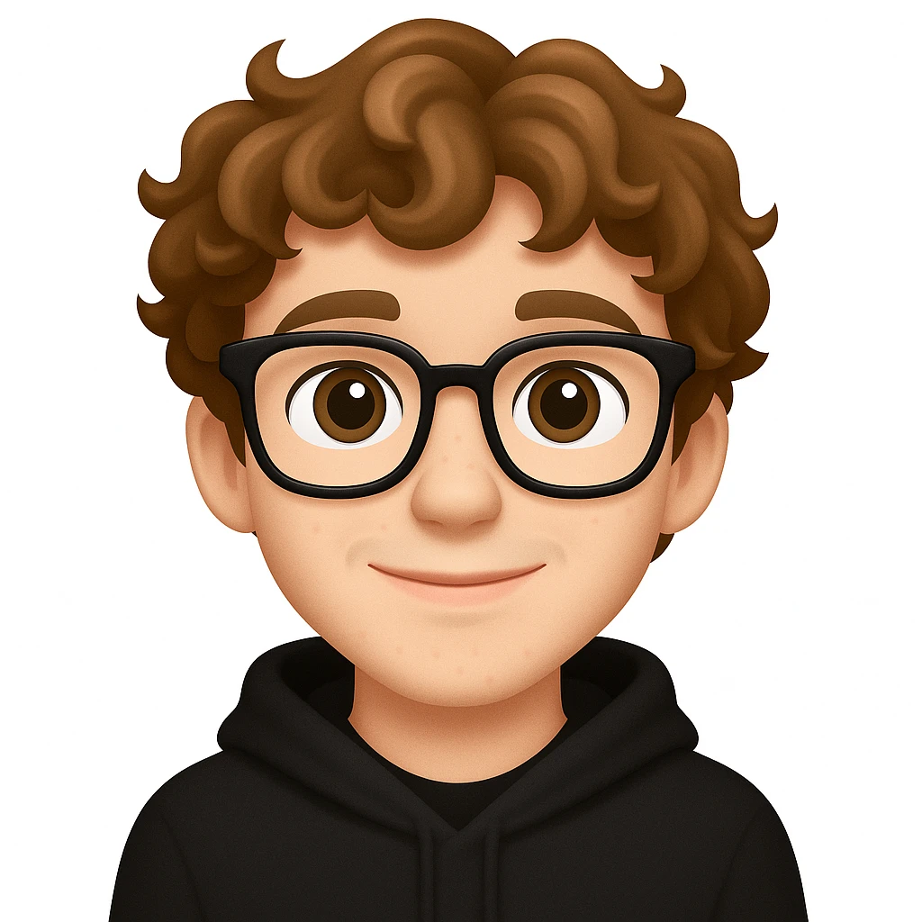 turn the second man in emoji style of the 1st image, match the facial features and clothes emoji