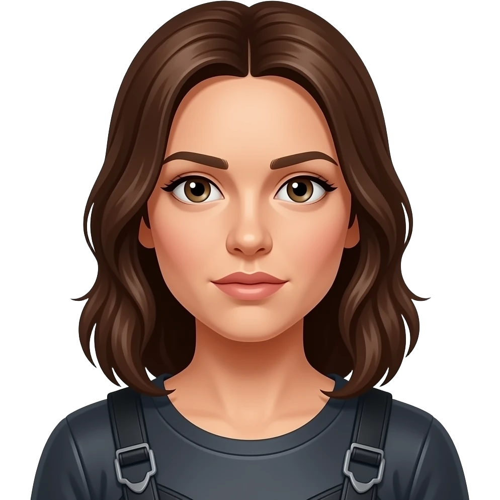 Katniss Everdeen front The Hunger game emoji