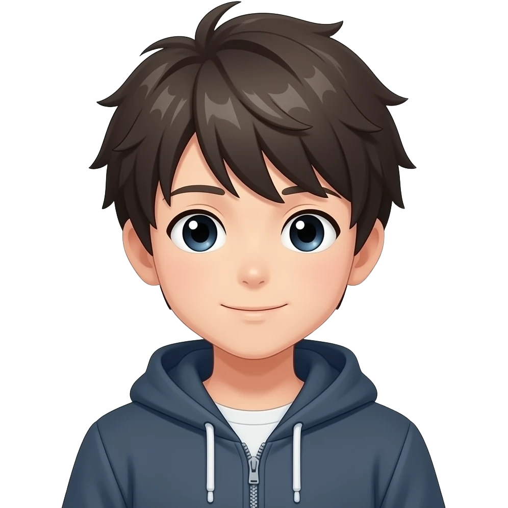 Anime character boy emoji