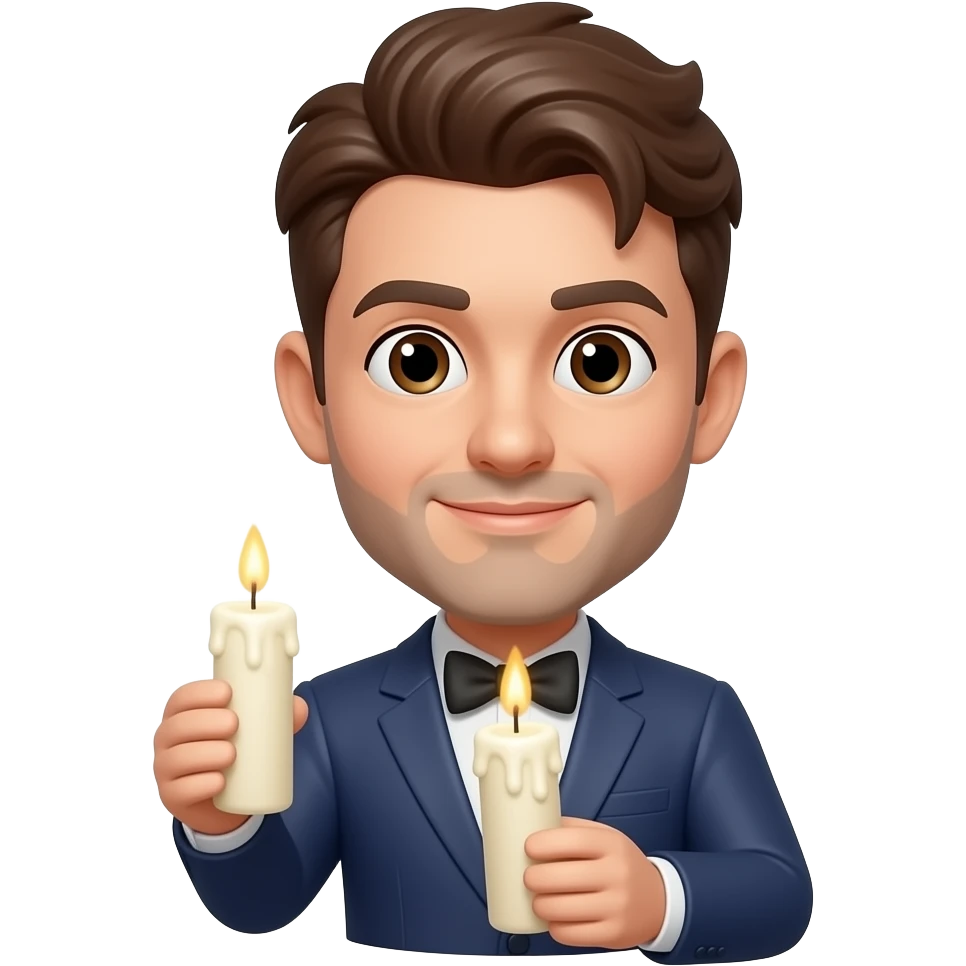 holding candle emoji