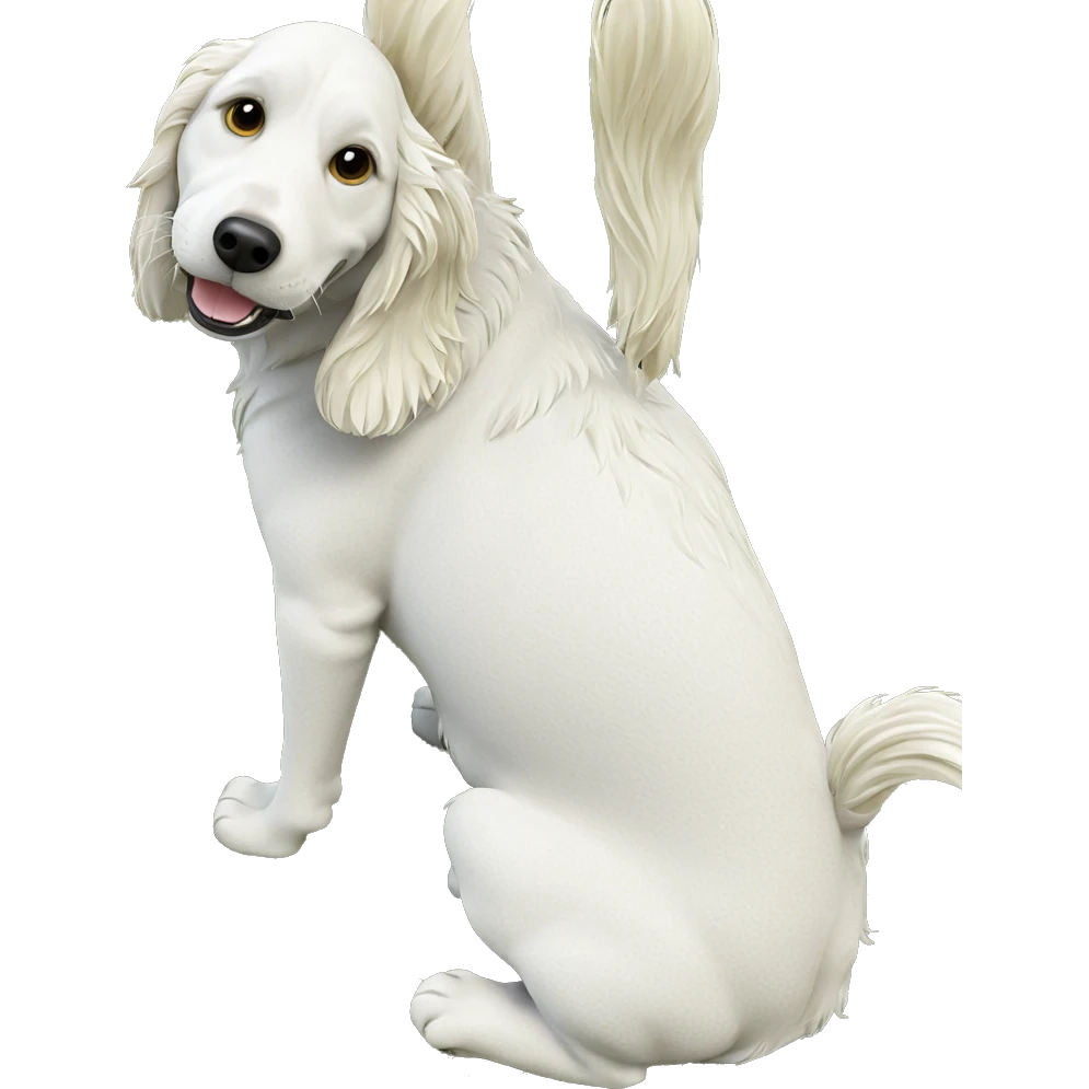 playful dog in the grass emoji
