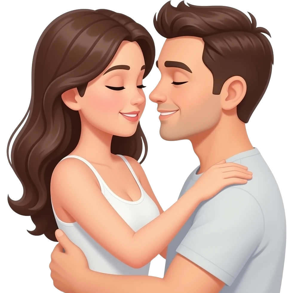 Man and woman having sex emoji