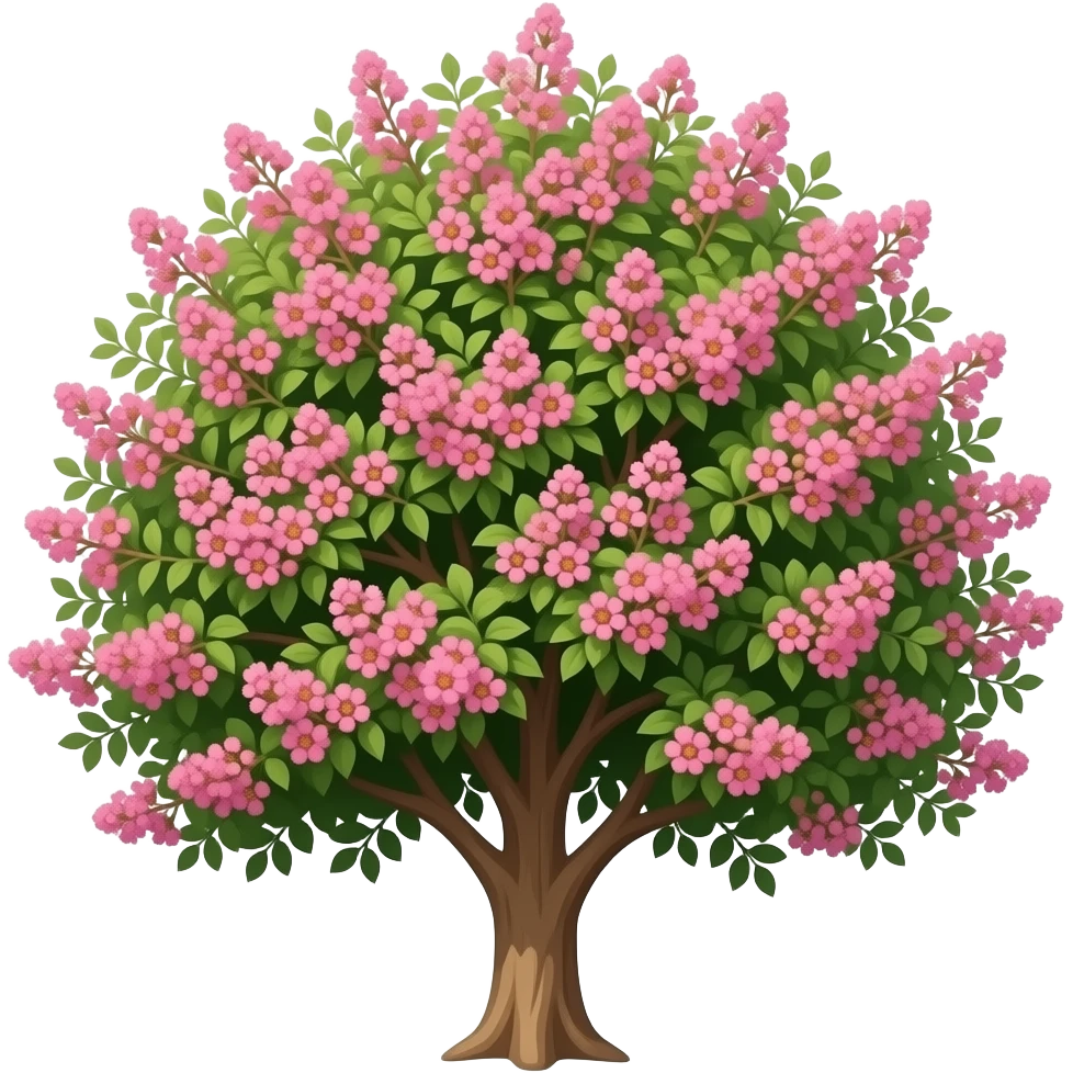 Crape Myrtle Tree emoji