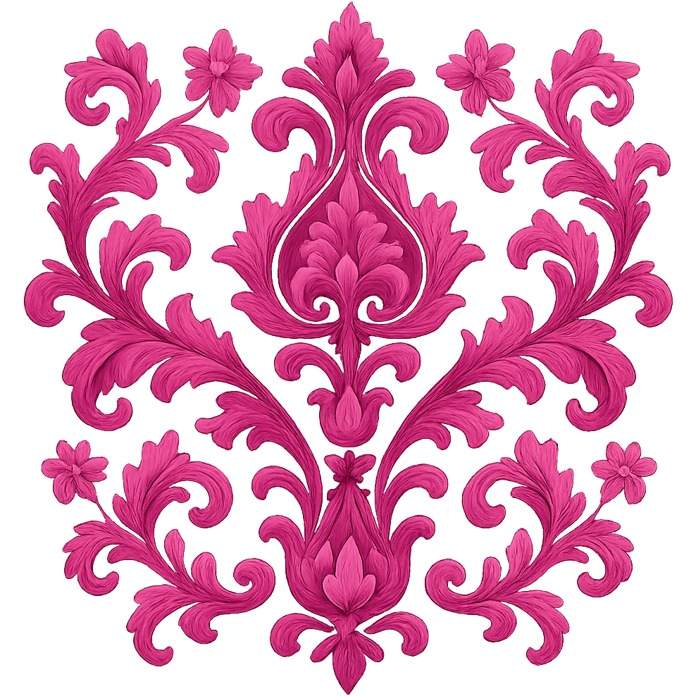 pink motif, luxurious and bold emoji