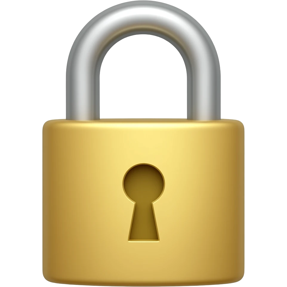 closed padlock emoji