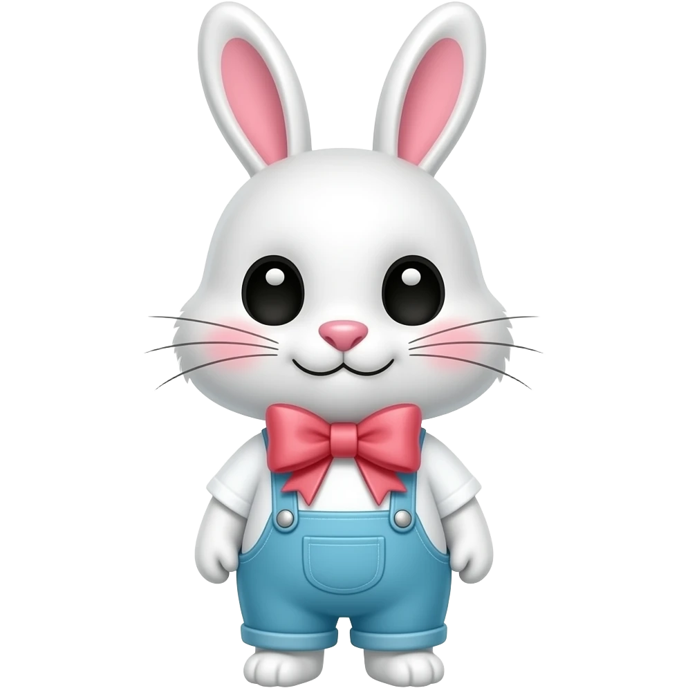 Cute easter bunny emoji emoji