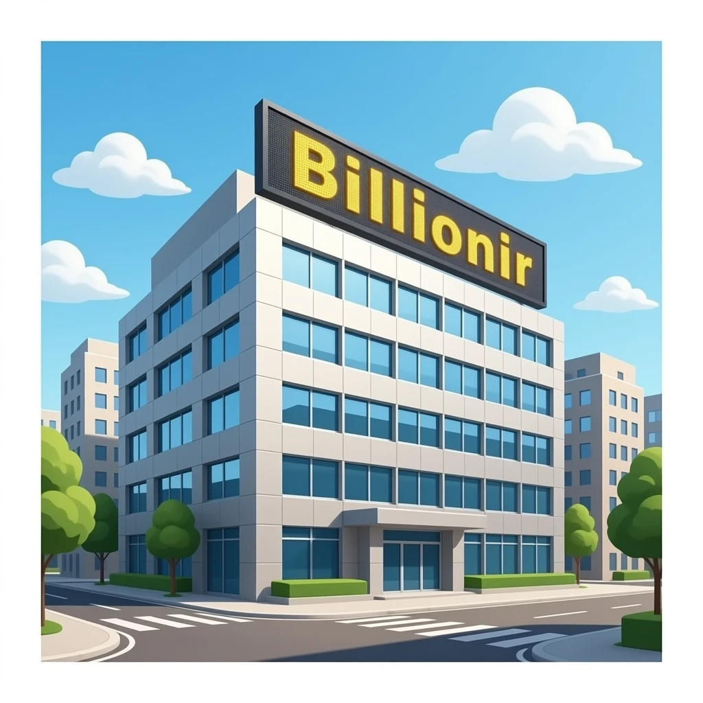 Make photo for company it is name is billionir emoji