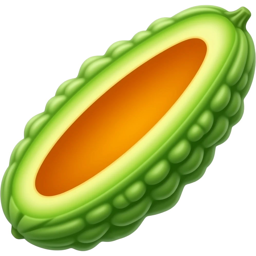 Sweet bitter gourd emoji