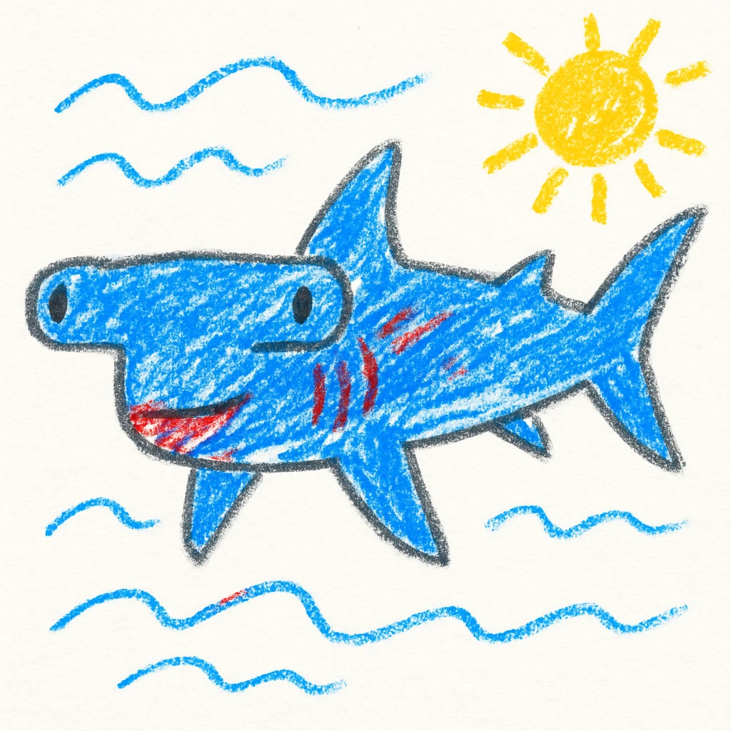 Hammerhead shark emoji
