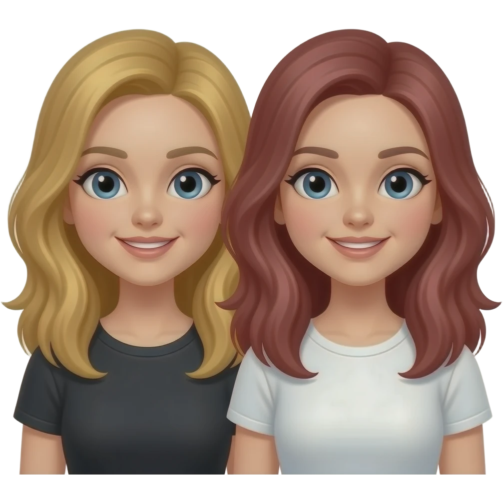 Zwei freundinnen emoji