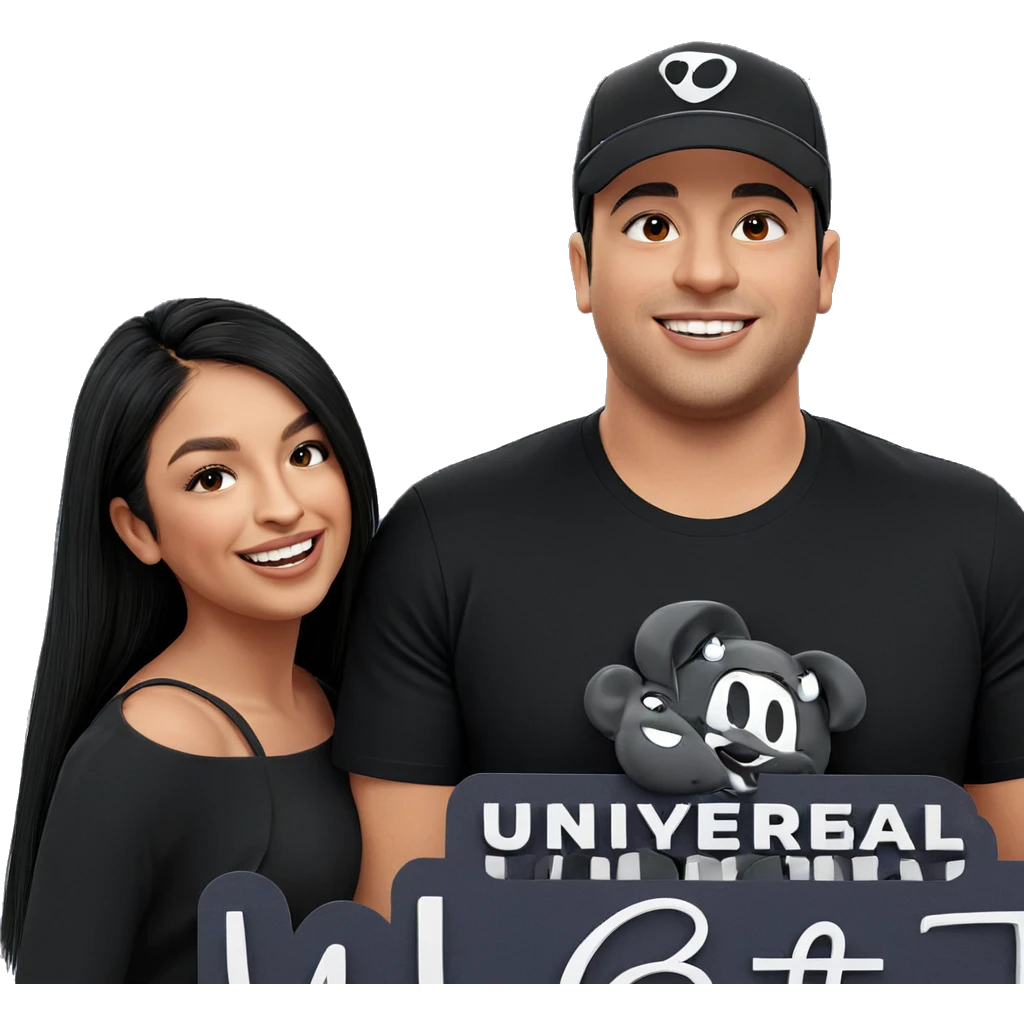 smiling girl and boy together emoji