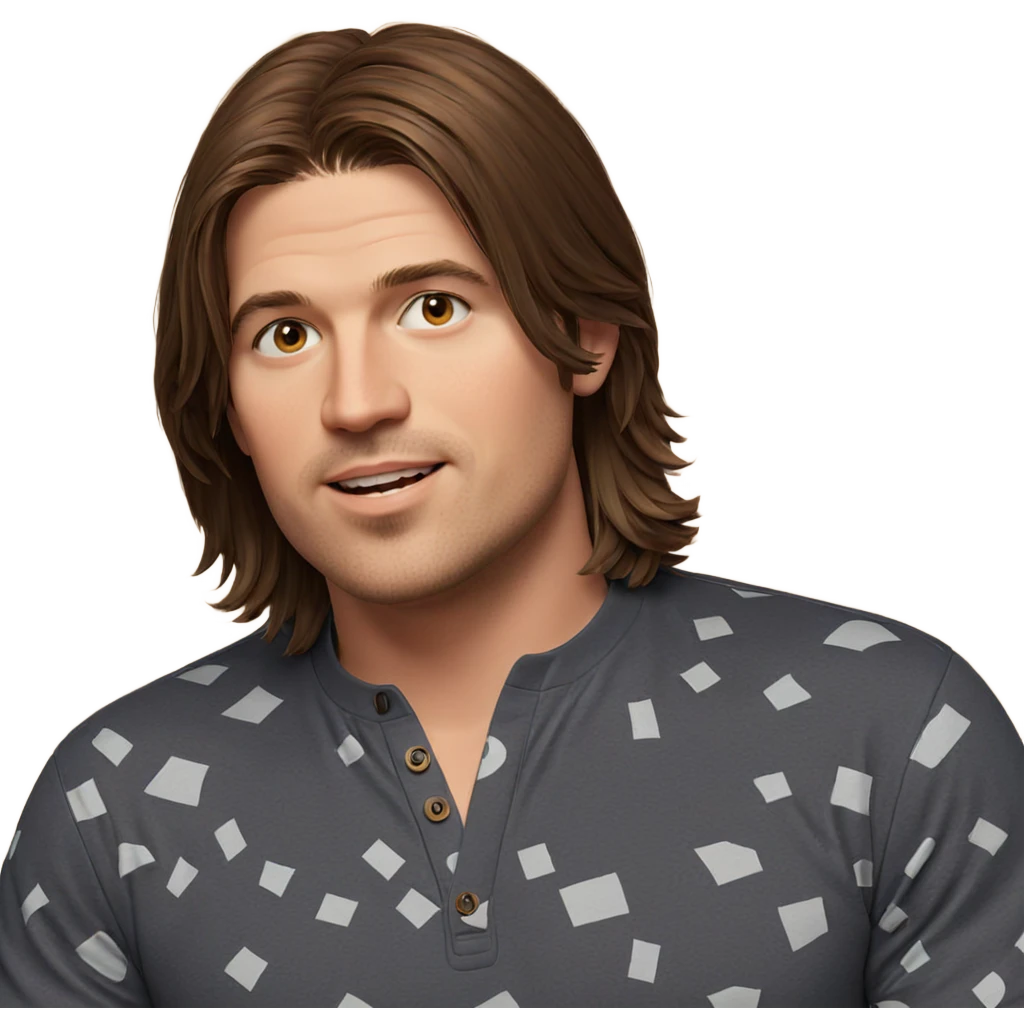 brown haired boy portrait emoji